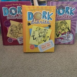 3 Dork diary books